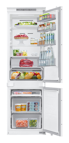 Samsung Series 6 SpaceMax BRB70F26DES0EU Integrated Smart 70/30 Fridge Freezer - Sliding Hinge, White - image 2