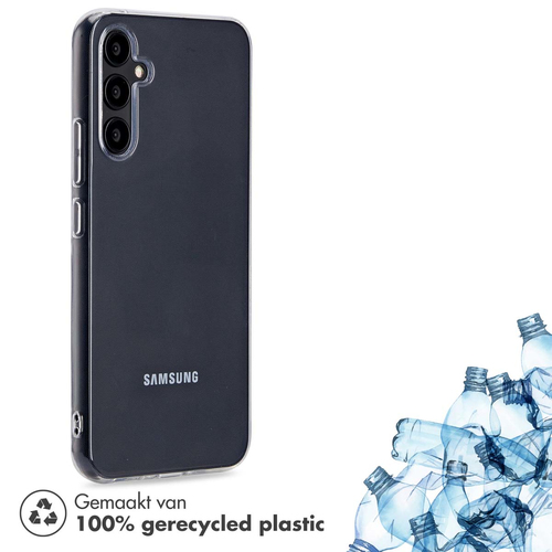 Accezz 100% Recycled Clear Backcover Samsung Galaxy A34 (5G) Telefoonhoesje Transparant, afbeelding 2