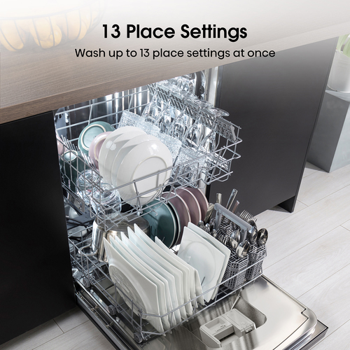 Hisense HS622E90BUK Full-size Dishwasher - Black - image 2
