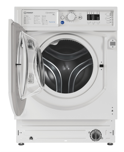 Indesit BIWMIL81485 Integrated 8kg 1400 Spin Washing Machine B Rated P - image 8