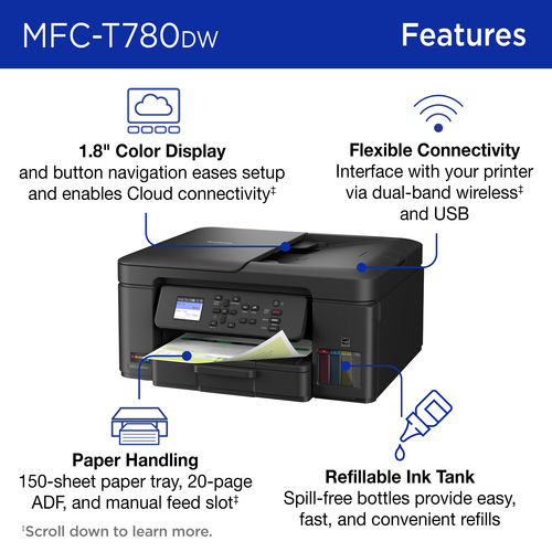 Brother MFCT780DW multifunction printer Inkjet A4 – image 3