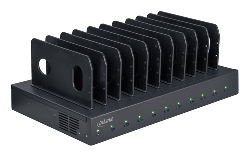 InLine 31516B mobile device charger Universal Black AC Fast charging Indoor – image 1