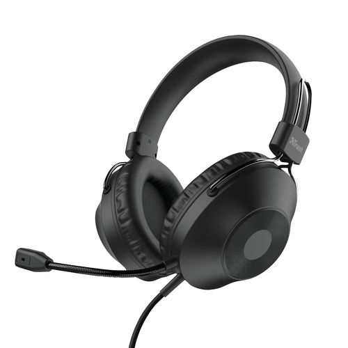 Trust Zaru Headset Wired Head-band Office/Call center USB Type-A Black – image 3