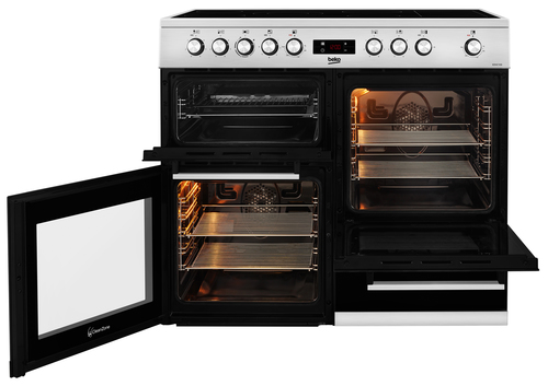 Beko KDVC100X 100cm Double Oven Range Cooker with 5 Zone Ceramic Hob – image 2