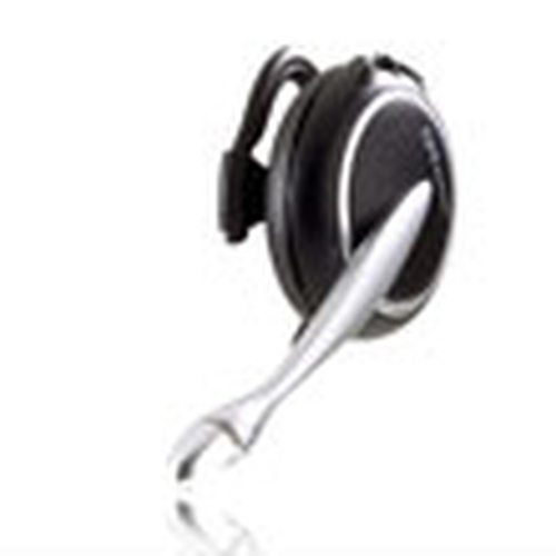 Jabra 9148-01 headphones/headset Wireless Ear-hook Office/Call center Black, Silver