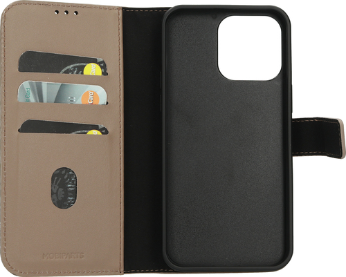 Mobiparts Leather 2 in 1 Wallet Case Apple iPhone 15 Pro Max Taupe - Smartphonehoesje, afbeelding 2