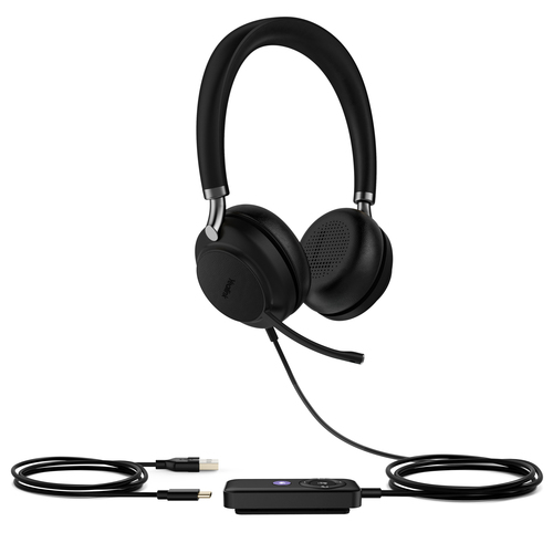 Yealink UH38-Dual Headset Wired & Wireless Head-band Office/Call center Bluetooth Black – image 3
