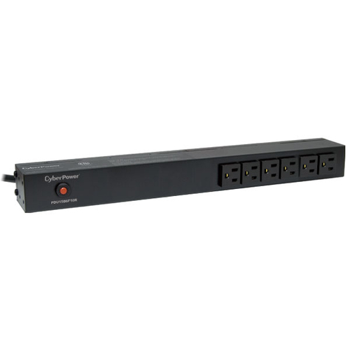 CyberPower PDU15B6F10R power distribution unit (PDU) 16 AC outlet(s) 1U Black
