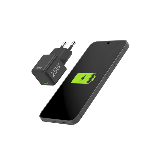 Hama Fast Charger USB-C PD/Qualcomm® Super-Mini Charger 25 W Oplader Zwart, afbeelding 9