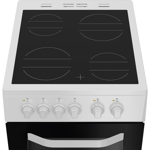 Hotpoint HTE5VCW 50cm Wide Single Oven Electric Cooker with Ceramic Hob - White - A Rated, White - image 5