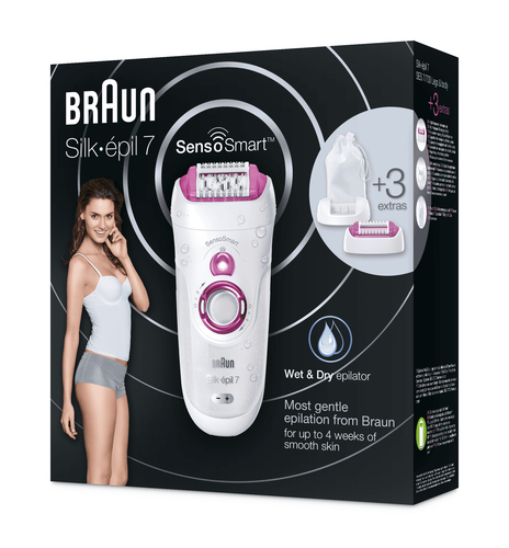 Braun Silk-épil 7 81646969 epilator 40 tweezers White, Pink – image 3