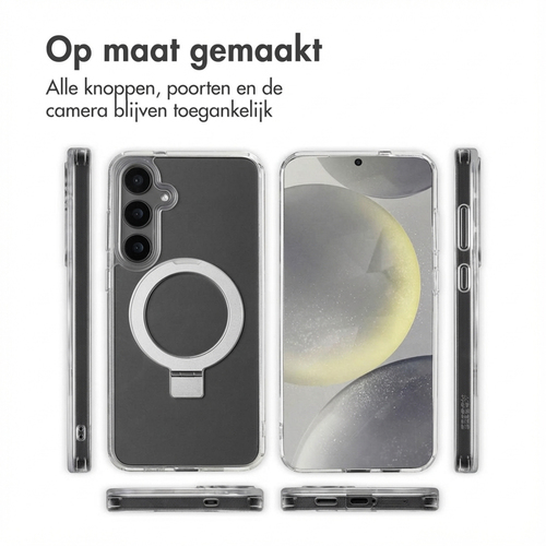 Accezz Ring Stand Backcover met MagSafe Samsung Galaxy S24 Plus - Transparant, afbeelding 7