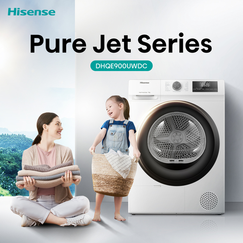 Hisense DHQE900UWDC tumble dryer Freestanding Front-load – image 8