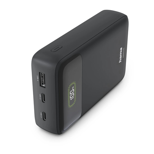 Hama PD20-W20 Литий-полимерная (LiPo) 20000 mAh Антрацит