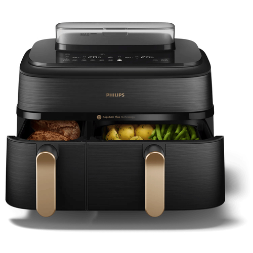 Philips Airfryer 5000 Series Dual Basket NA552/00 – Foto 6 von 10