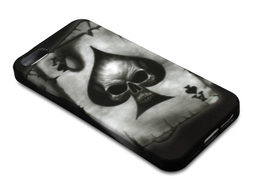 Sandberg Print Cover iPh5/5S Skull of Aces