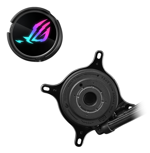 Asus Rog Strix LC Iii 240 Argb Liquid CPU Cooler - Argb Fans, LCD Display- Black - 90RC00S1-M0UAY0 - image 4