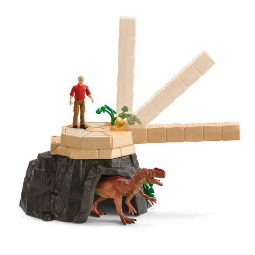 Schleich Dinosaurs - Megaset Dinotempelverovering speelfiguur, afbeelding 3