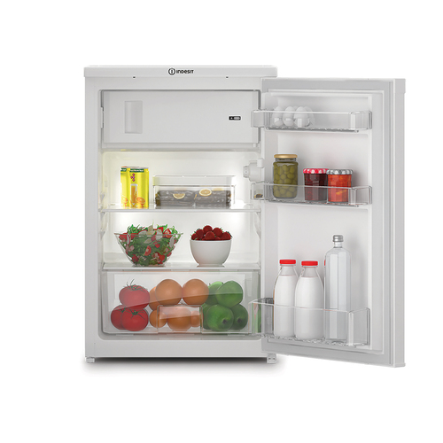 Indesit I55V1 112W UK 84cm Fridge - White - E Rated, White - image 3