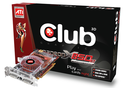 CLUB3D RADEON X850XT PE(CGAX-XT85VDD)