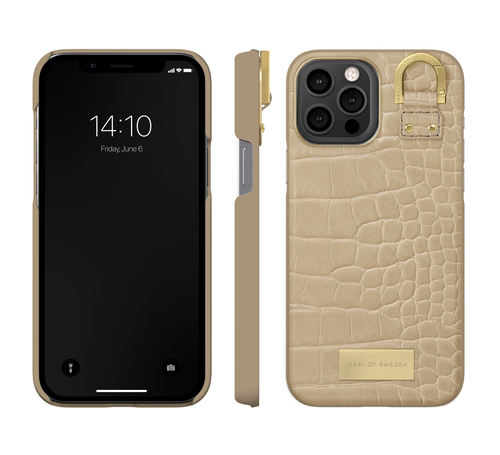 iDeal of Sweden Atelier Case iPhone 12PM/13PM Warm Beige Croco – image 3