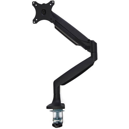 StarTech.com Desk Mount Monitor Arm, Heavy Duty Ergonomic VESA Monitor Arm, Single Display up to 9kg, Full Motion, Height Adjustable, Articulating, Aluminum, C-Clamp/Grommet, Black - Small Footprint Design (ARMPIVOTHDB) Monteringssæt LCD display 13.1-32 – billede 5