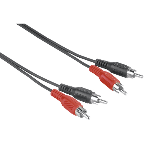 Hama 00205085 аудио кабель 1,5 m 2 x RCA Черный