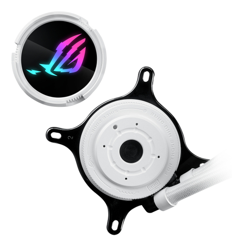 Asus Rog Strix LC Iii 240mm Argb Intel/Amd Aio Liquid CPU Cooler - White - image 4