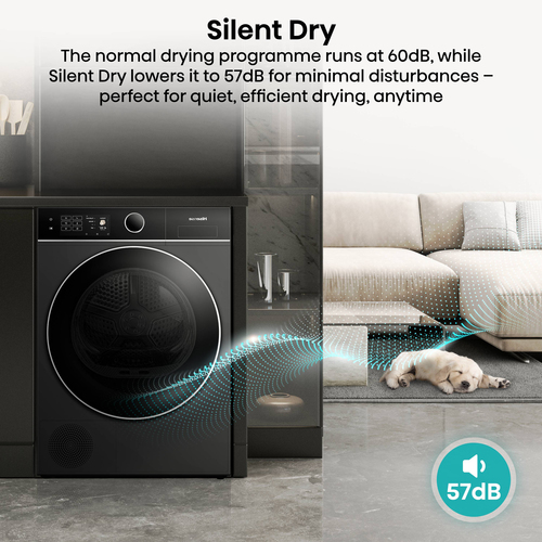 Hisense 5i Series DH5I104BBAB WiFi-enabled 10 kg Heat Pump Tumble Dryer - Black - image 7