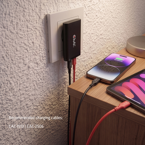 CLUB3D USB-C® Two Ports Slim Charger – image 9