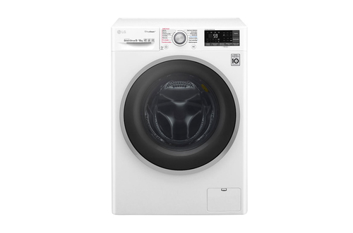 LG F94J6VG0W washer dryer Freestanding Front-load Black, White