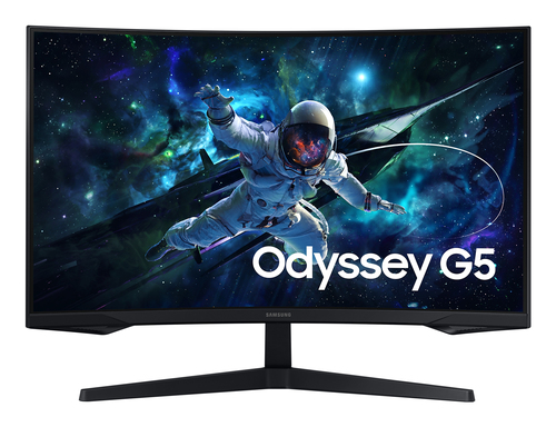 MONITOR DE GAMING CURVO DE 32  INC ODYSSEY G5 G55C QHD 165HZ NEGRO - LS32CG552ELXZX