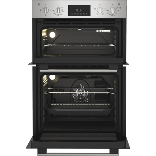 Indesit Dii 10D IX Built In Electric Double Oven - Stainless Steel - A/A Rated, Stainless Steel - image 3