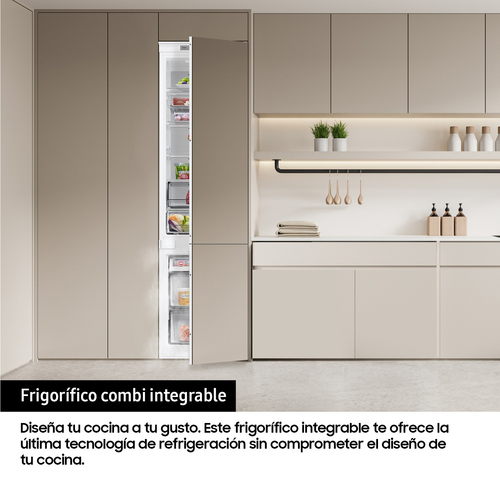 Samsung Frigorífico Combi Integrable 193.5cm 298L Clase D Blanco BRB80F30ADS0EF