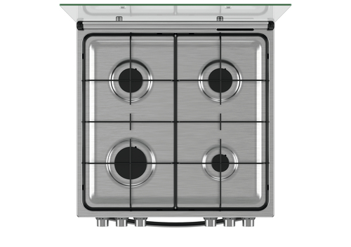 Indesit IS67G8CHX/E/1 Freestanding cooker Electric Gas Stainless steel – image 4