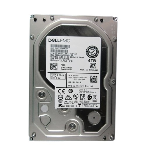 DELL 4TB Hard Drive SATA 6Gbps 7.2K 512n