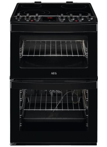 AEG CCB6761ACB Freestanding cooker Electric Ceramic hob Black