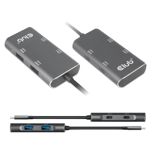 CLUB3D USB Gen2 Type C to 2x USB A + 2x USB C Data Hub – image 8