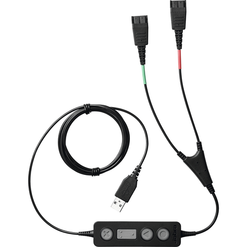 265-09 Jabra LINK 265 - Adaptador para auriculares - USB macho a Desconexión rápida