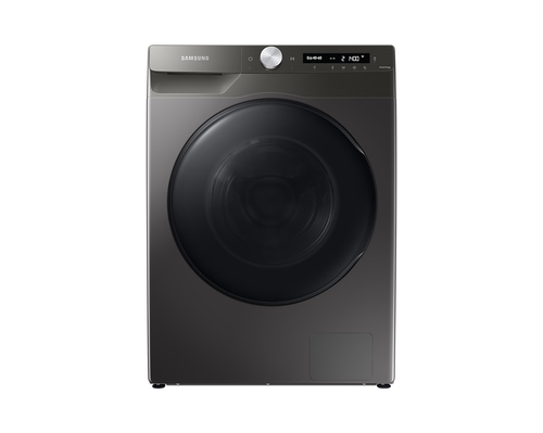 Samsung WD80T534DBN washer dryer Freestanding Front-load Silver, White