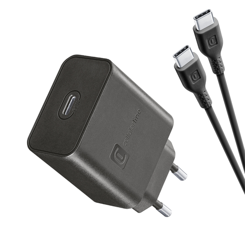 Cellularline SAMSUNG 60W USB-C CHARGER KIT BLACK