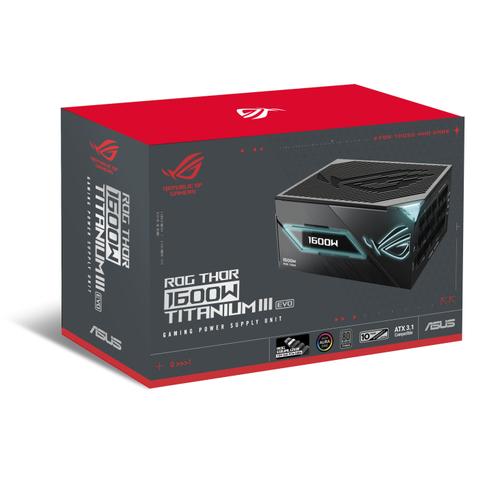 ASUS ROG Thor 1600W Titanium III EVO voeding – Photo 11 sur 11