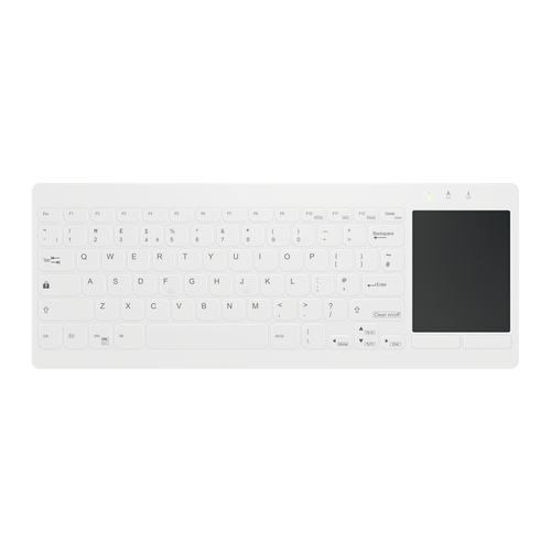 Contour Design Active Key AK-C4412F клавиатура Медицина USB Британский английский Белый