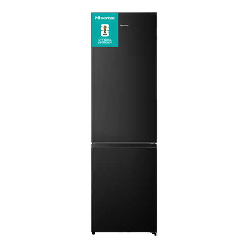 Hisense RB435N4BFE 200cm 60/40 Frost Free Fridge Freezer - Black / Stainless Steel - E Rated, Black - image 2