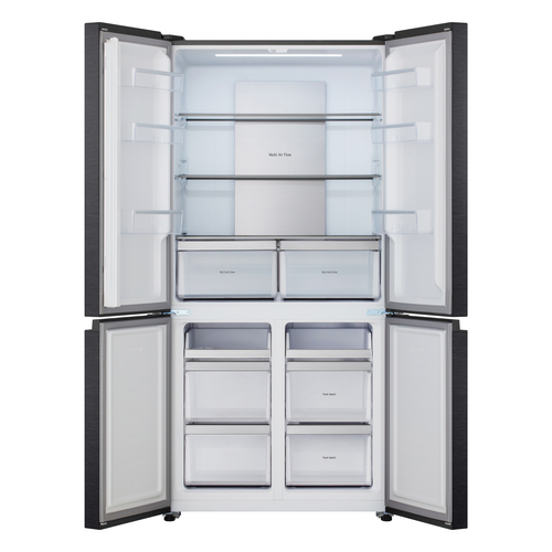 LG GMM42ABBEH American-style Fridge Freezer - Matte Black, Black - image 3