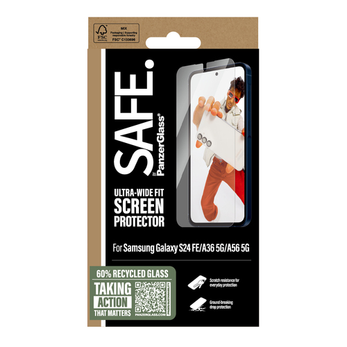 SAFE by PG Scrn S24 FE 5G/A35/A55 5G UWF, afbeelding 3