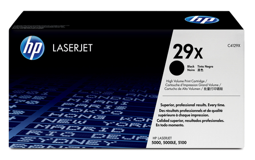 HP 29X High Yield Black Original LaserJet Toner Cartridge
