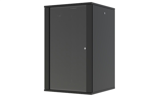Lanview RWF20U66BL rack cabinet 20U Wall mounted rack Black