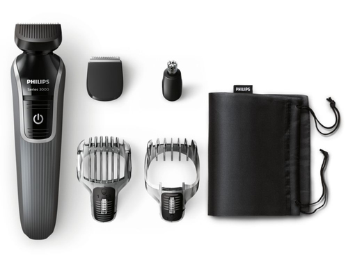 Philips MULTIGROOM Series 3000 QG3334/15 body groomer/shaver Black, Grey