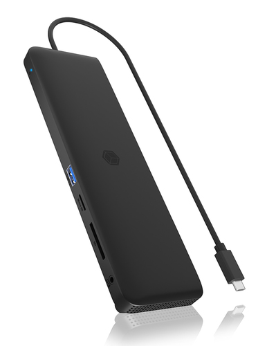 ICY BOX IB-DK2116-C Док-разъём USB 3.2 Gen 2 (3.1 Gen 2) Type-C Черный